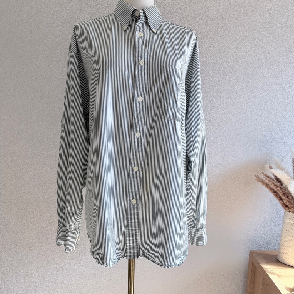 GAP Men's Striped‎ Button Down Shirt long sleeve